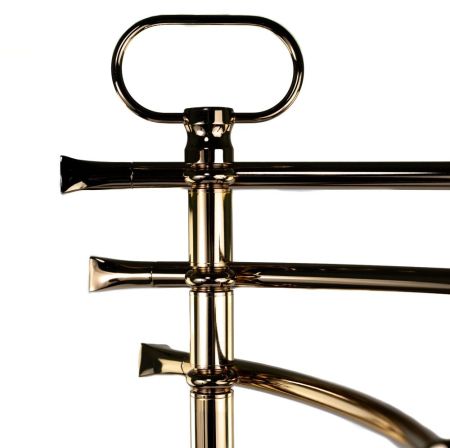 Stil Haus Prisma, стойка: 3 полотенцедержателя, цвет золото, артикул PR19(16)