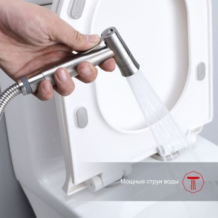 Гигиенический душ со смесителем  Raglo R10.52.05, сатин