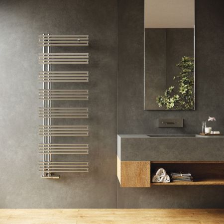 Cordivari Kelly, полотенцесушитель водяной 1406/500, цвет хром, артикул 3551780400102