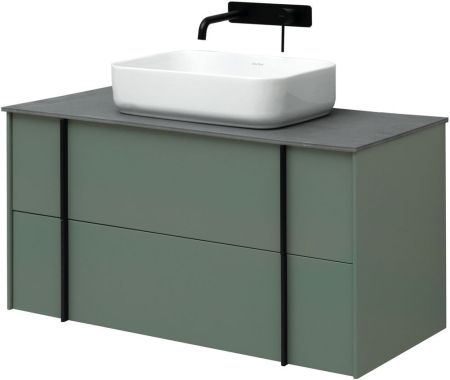 Тумба под раковину Allen Brau Reality 100 1.32007.CGM олива матовый, артикул 1.32007.CGM
