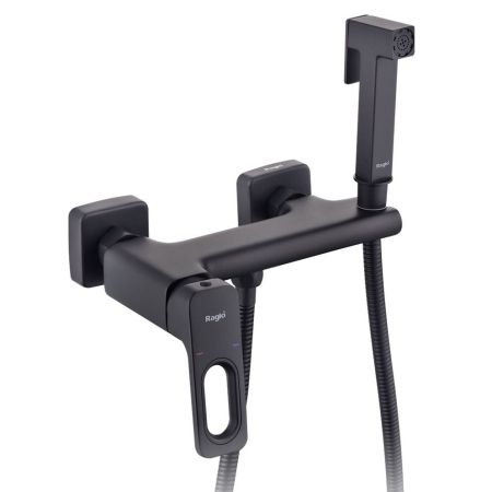 Гигиенический душ со смесителем Raglo R51.51.06, черный