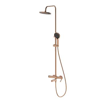 Душевая система со смесителем DQ Bonn браш.роз.золото (DA1703733)