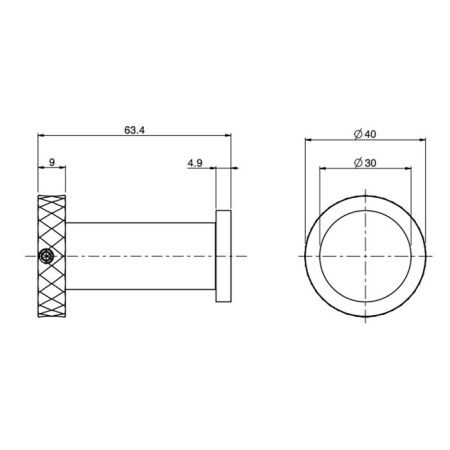 Fima Carlo Frattini Accessori Крючок, подвесной, цвет: хром