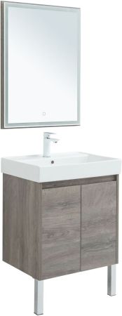 Мебель для ванной Aquanet Nova Lite 60 дуб рошелье (2 дверцы), артикул 00302533