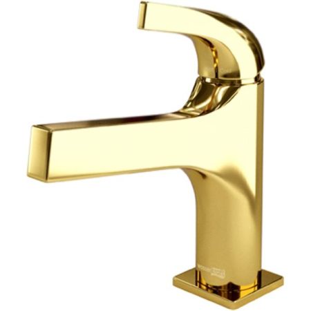 Смеситель для раковины WasserKRAFT Sauer 7103 Золото глянцевое