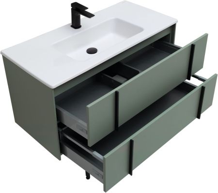 Тумба под раковину Allen Brau Reality 100 1.32007.CGM олива матовый, артикул 1.32007.CGM