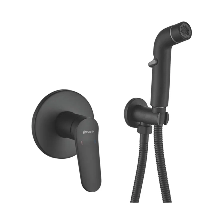 Гигиенический душ со смесителем Shevanik S4305H, черный