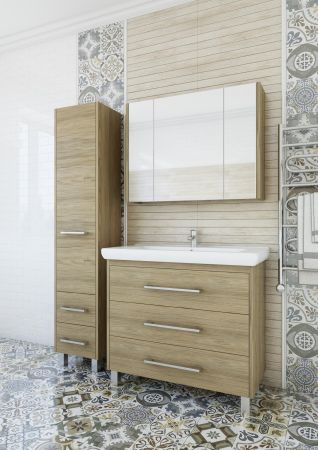 Тумба Ларго 100 (ШВ) раковина Фостер 100, артикул С000213