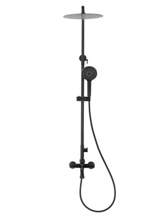 Душевая система WONZON & WOGHAND TOR, Черный матовый (WW-88047073-MB), артикул WW-88047073-MB