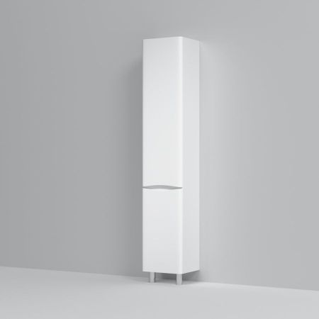 M80CSL0356WG Like, шкаф-колонна, напольный, левый, 35 см, двери, белый, глянец, шт, артикул M80CSL0356WG