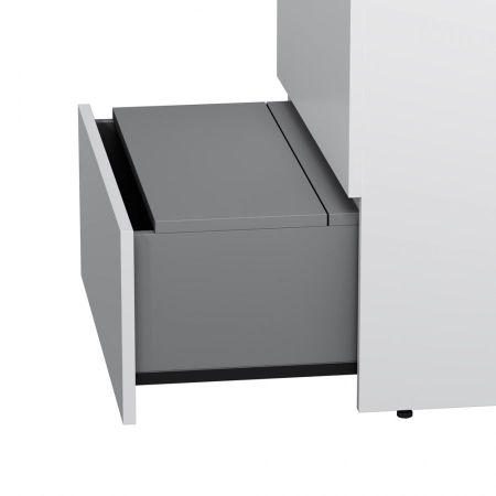 M91FSX0602WG GEM S, База под раковину, напольная, 60 см, 3 ящика, белый глянец, артикул M91FSX0602WG