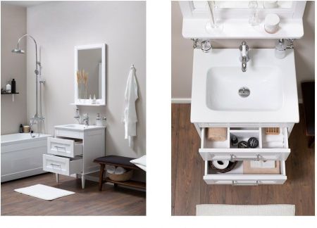 Раковина-столешница Aquanet Бостон 60