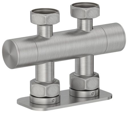 Вентиль 2х3/4" прямой скрытый-скрытый EU50 (Сатин), артикул 071-1419-3434