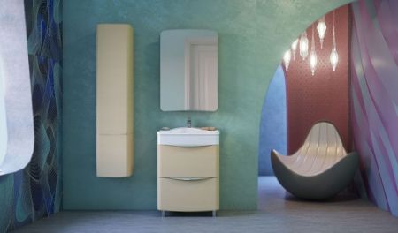 Тумба под раковину Raval Loza 60 Светлый лен, артикул Loz.01.60/N/SL