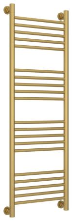 Полотенцесушитель водяной "Богема+" прямая 1200х400 (Матовое ЗОЛОТО)