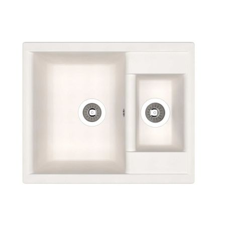 Кухонная мойка Dr. Gans АСТРА 25.065.D0620.401, белый, артикул 25.065.D0620.401