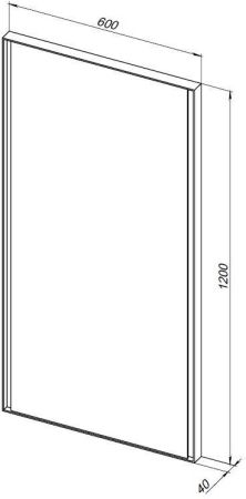 Зеркало Allen Brau Infinity 60 1.21020.WT белый, артикул 1.21020.WT