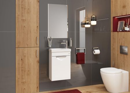 Тумба Onika Комо 40 подвесная, белая (ум. Como 40), артикул 104005