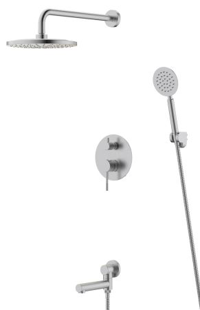 Душевая система скрытого монтажа 7в1 Нерж. сталь , артикул: 7in1BJ, ESKO