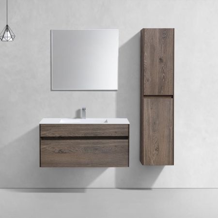 База под раковину Chiara 1000 подвесная, 1 выкатной ящик soft-close, R.Oak, артикул VMC-2C100RO