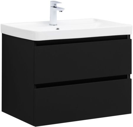 Тумба под раковину Aquanet Вега 2.0 70 черный, артикул 00337954