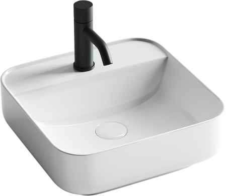 Умывальник чаша накладная квадратная Element 390*390*140мм CN5014, артикул CN5014