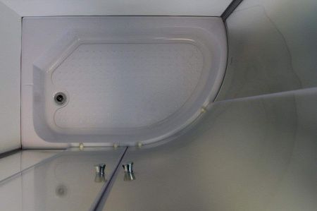 Уголок ZFM1201L душевой PARLY с поддоном (120х80х195)