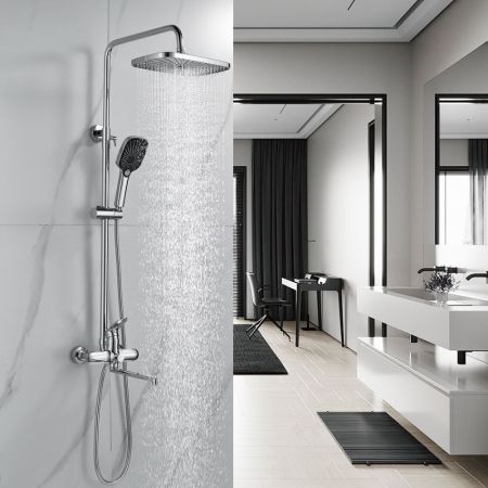 Душевая система Raffine F3685, хром