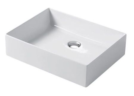 Disegno ceramica Slim, накладная прямоугольная раковина 50х38хh12 см, цвет beaver, артикул SS05038055