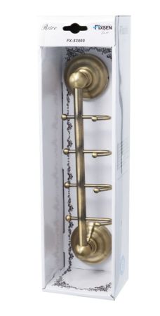 Планка FIXSEN Retro 4 крючка (FX-83805-4), артикул FX-83805-4