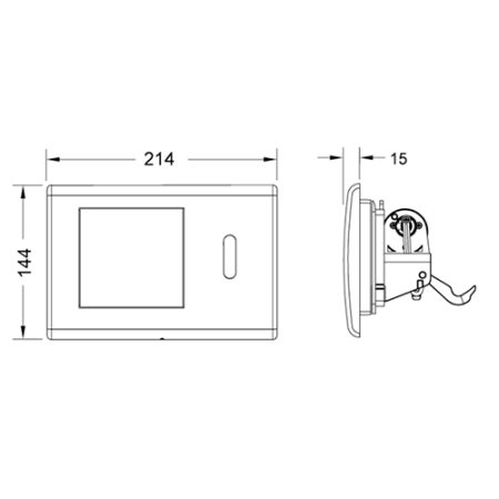 TECEplanus, 6 В, хром глянц., артикул 9240351