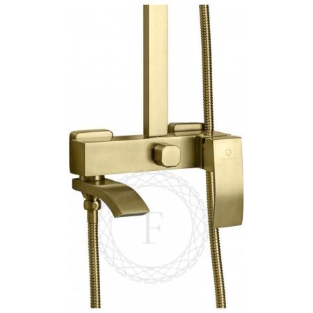 Душевая система FILARETE Waterfall FL2010MG, матовое золото