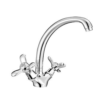 Смеситель для кухни FASHUN A4212, хром