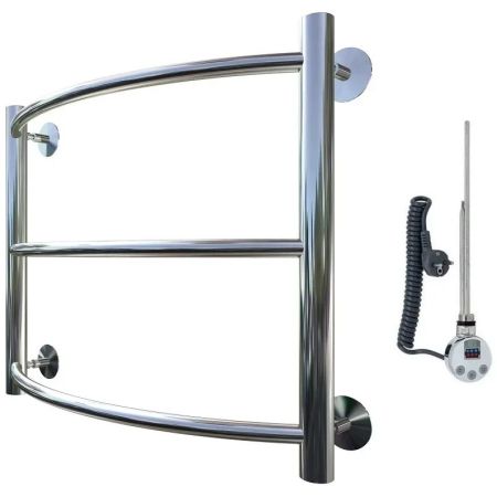 Электрический полотенцесушитель Тругор Приоритет 1 элТЭН 50x50 Хром, артикул Приоритет1/элТЭН5050