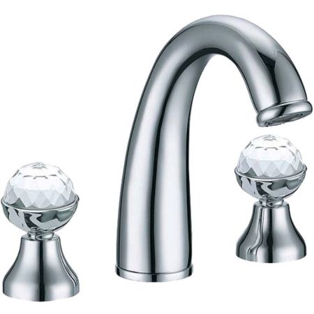 Смеситель для раковины на 3 отверстия BRILLANTE Presente_Комплект, артикул 357