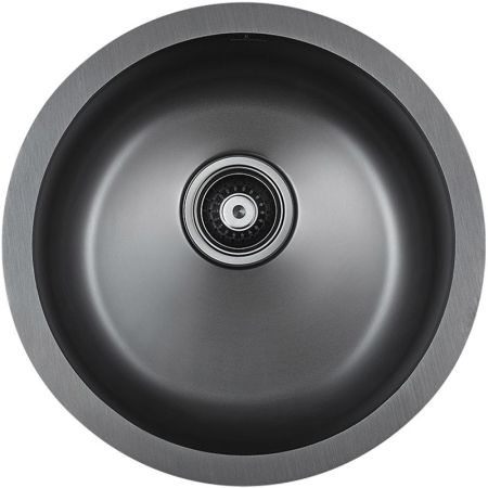 Кухонная мойка Paulmark Werra 46 PM404646-GM Вороненая сталь