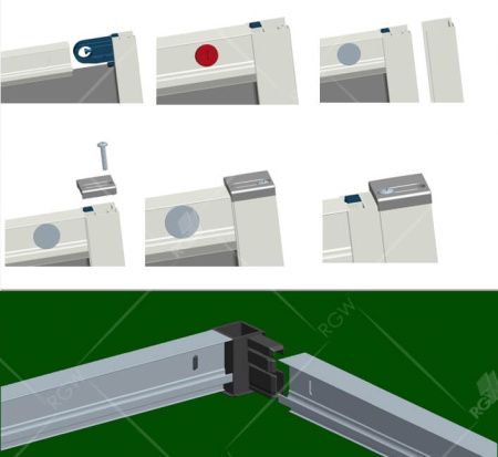 Душевой уголок RGW CL-54 (800x800, Прозрачное)