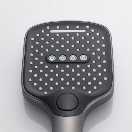 Душевая система встраиваемая Shevanik S4035T, оружейная сталь