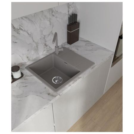 Кухонная мойка GranFest URBAN 258L, темно-серый, артикул 258L темно-серый