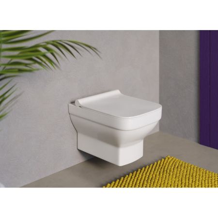 Комплект BERGES для монтажа  подвесного унитаза: инсталляция NOVUM525, кнопка S5 SoftTouch черная, унитаз LEVEL Rimless, сидение дюропласт Level Slim SO, микролифт, быстросъем