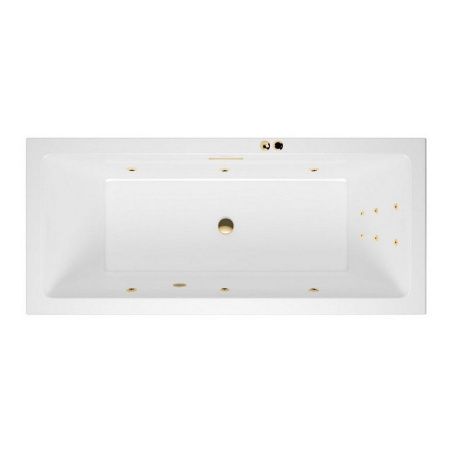 Ванна EXCELLENT Heaven Slim 160x75 "LINE" (золото)