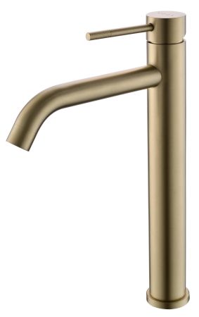 Смеситель Vessel для раковиныовины высокий, артикул: VSL25G,золотой, артикул VSL25G