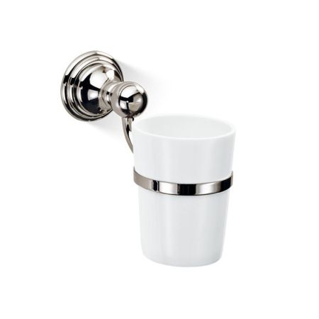 Decor Walther Classic WMG Стакан подвесной, фарфор, цвет: никель полированный, артикул 0511430