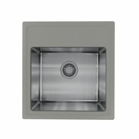 Кухонная мойка Florentina КОМБИ 21.455.B0480.307, серый шёлк, артикул 21.455.B0480.307