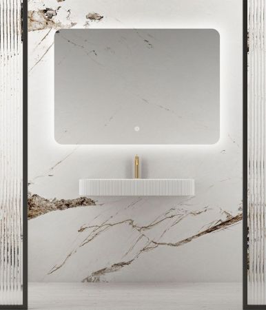 Зеркало LED VLM-3BE120 1200х800 c сенсорным выключателем и диммером, артикул VLM-3BE120