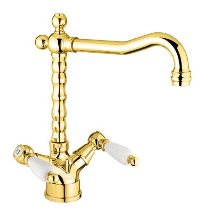 Смеситель для раковины Fiore COLONIALE 02OO0625, золото, артикул 02OO0625