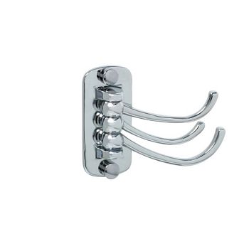 Тройной крючок для ванной FIXSEN EQUIPMENT FX-505C, хром