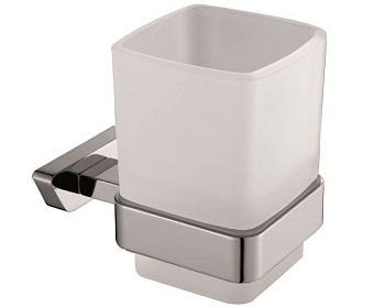 Sanibano Rock, настенный стеклянный стакан, цвет хром