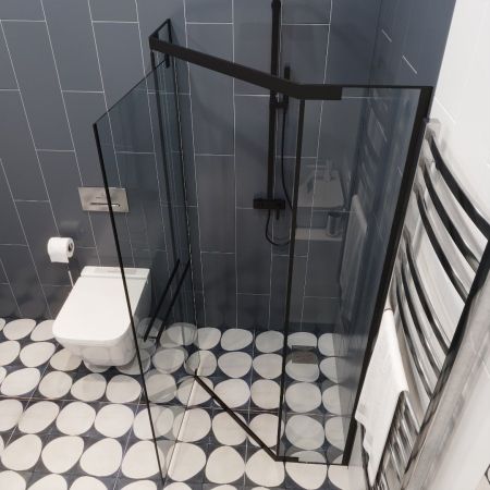 Ограждение CHIKA ZP91B душевое Cerutti SPA без поддона (90x90x195), артикул CHIKA ZP91B