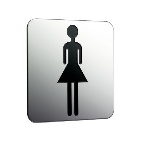 Emco System2 Дверная табличка "женская", цвет хром